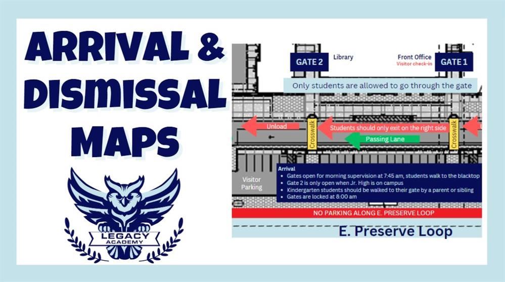  arrival and dismissal maps
